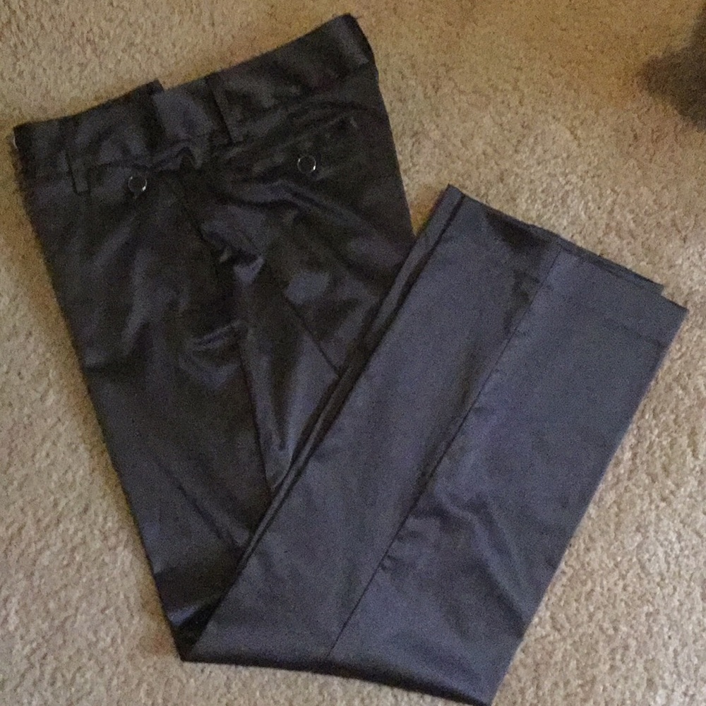 Woman’s size 12 brown silky/shiny dress pants